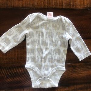 Organic Cat and Jack onesie